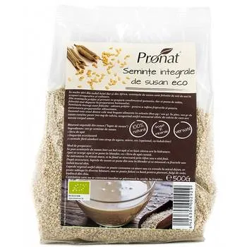 Seminte de susan integral Bio, 500g, Pronat