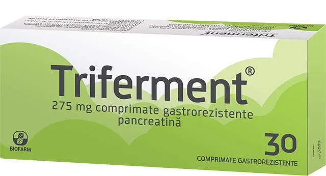 TRIFERMENT 275MG 30 COMPRIMATE GASTROREZISTENTE