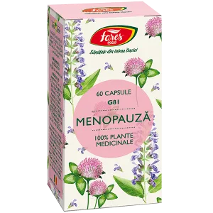 Menopauza G81, 60 capsule, Fares