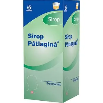 Sirop de patlagina, 100 ml, Biofarm