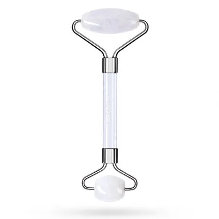 Rola de masaj facial din quartz alb, Meloni Care