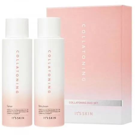 Set Duo Toner + Emulsie Collatoning, 150 + 150 ml, It's Skin