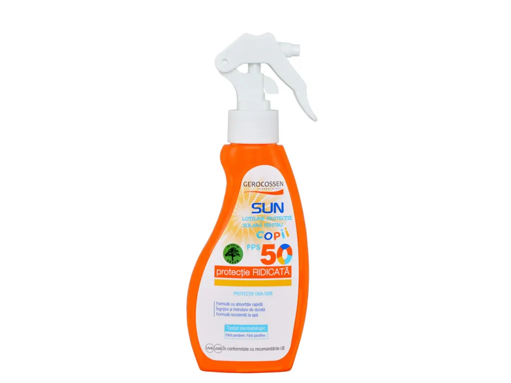 GEROCOSSEN SUN LOTIUNE COPII FPS 50 SPRAY 200ML
