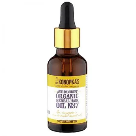 Ulei organic anti-matreata pentru par nr. 37, 30 ml, Dr. Konopkas