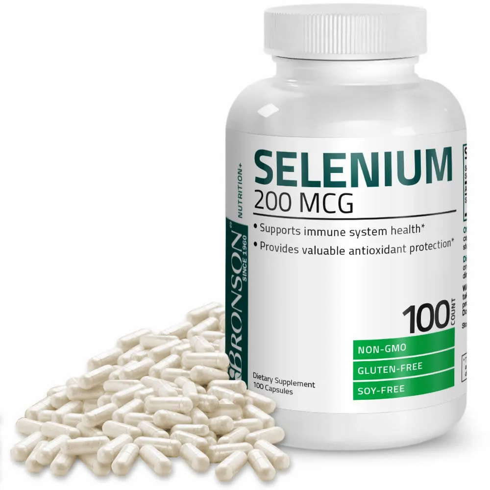 Seleniu 200 mcg x 100 capsule (Bronson)