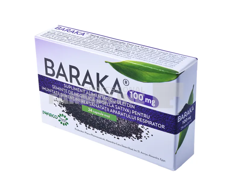 Baraka 100 mg 24 capsule moi