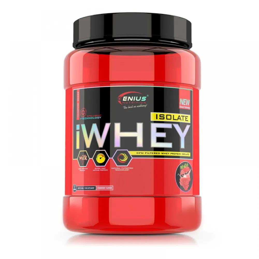 iWhey Isolate cu aroma de ciocolata (900 grame), Genius Nutrition
