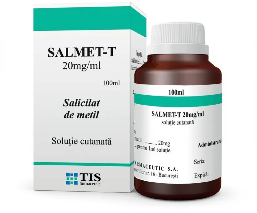 Salmet-T solutie cutanata 20mg/ml