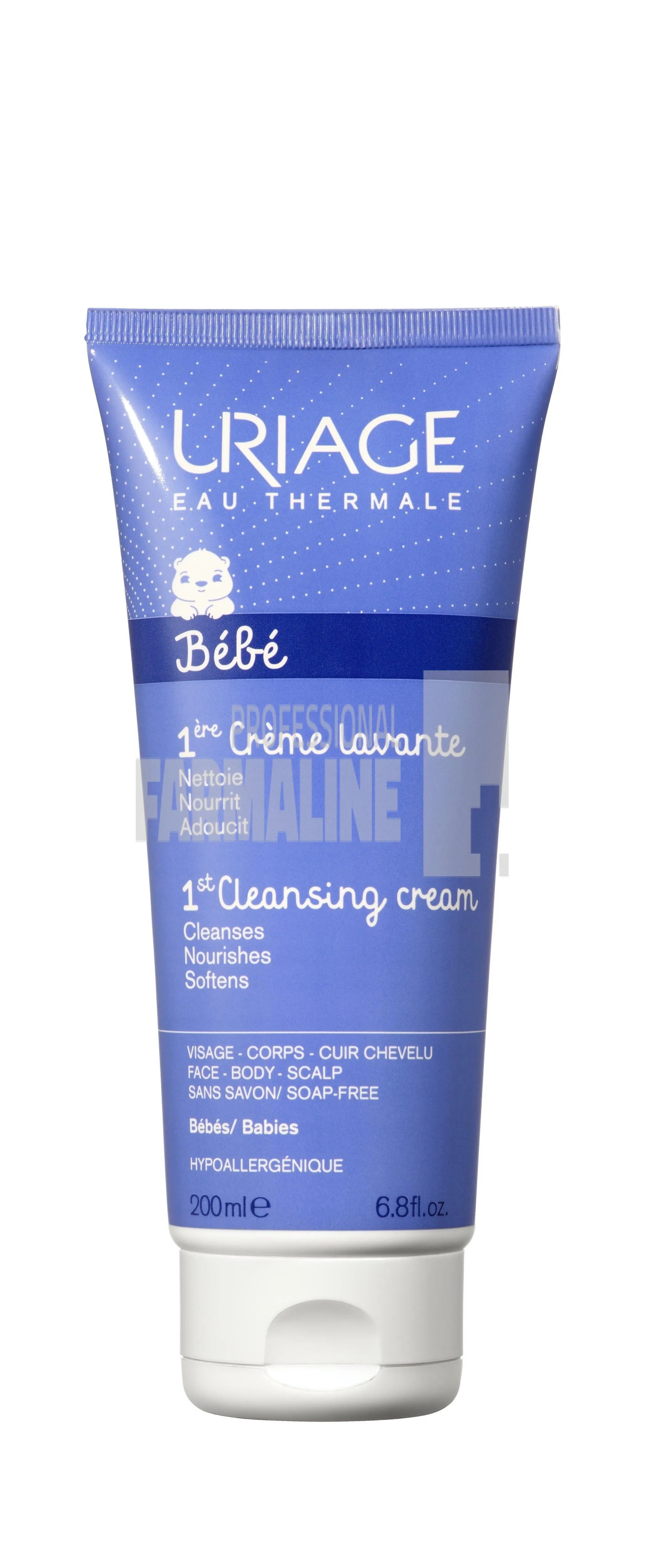 Uriage 1-ER Bebe Crema de curatare 200 ml