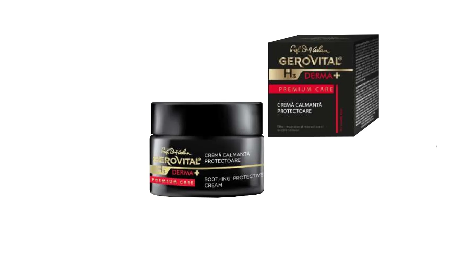 Crema calmanta  protectoare H3 Derma+ Premium Care, 50 ml, Gerovital 477