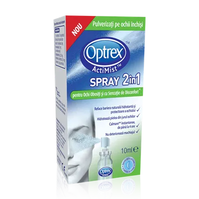 Optrex 2in1 ochi obositi spray 10ml