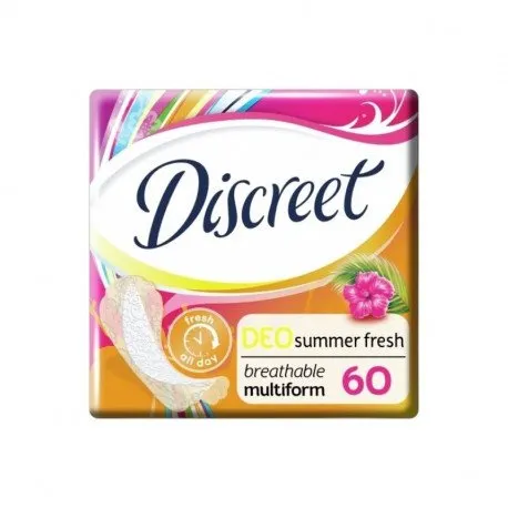 DISCREET Regular Deo Summer Fresh, 60 bucati