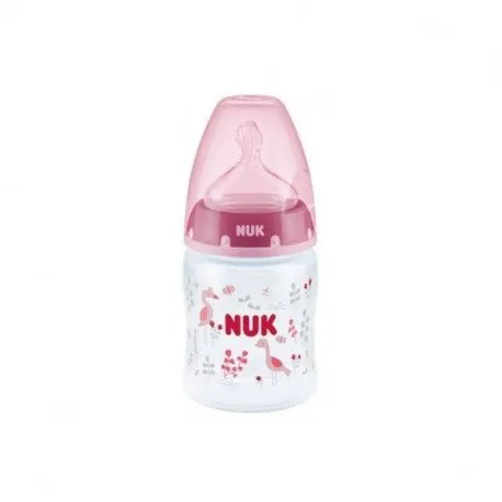 NUK First Choice Biberon cu tetina silicon M, 0-6luni, 150 ml