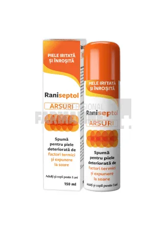 Zdrovit Raniseptol arsuri spuma 150 ml