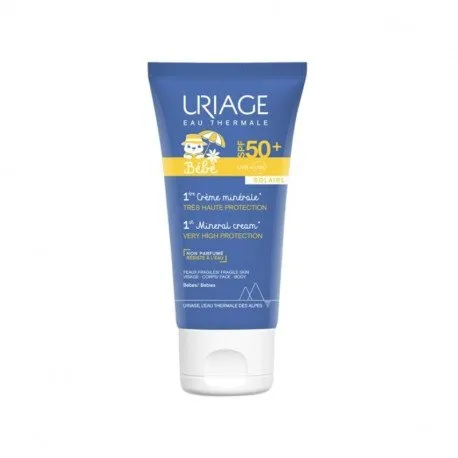 URIAGE 1er BEBE Crema minerala protectie solara SPF50, 50ml