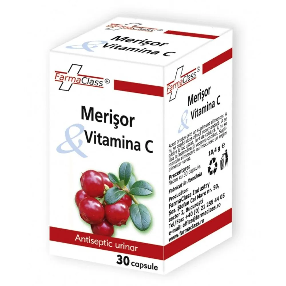 Merisor &Vitamina C ,30 comprimate (Farmaclass)
