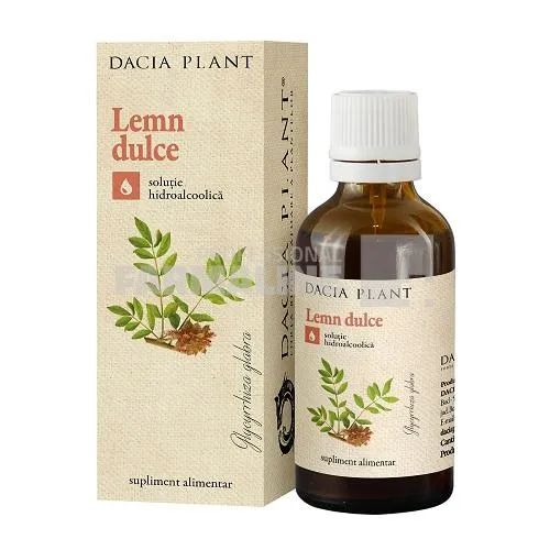 Tinctura de Lemn dulce solutie hidroalcoolica 50 ml