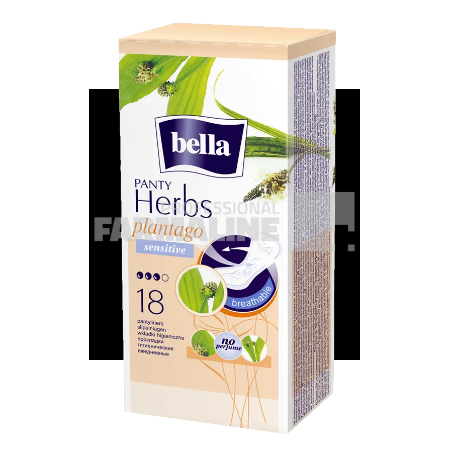 Bella Panty Herbs Plantago Sensitive 18 bucati