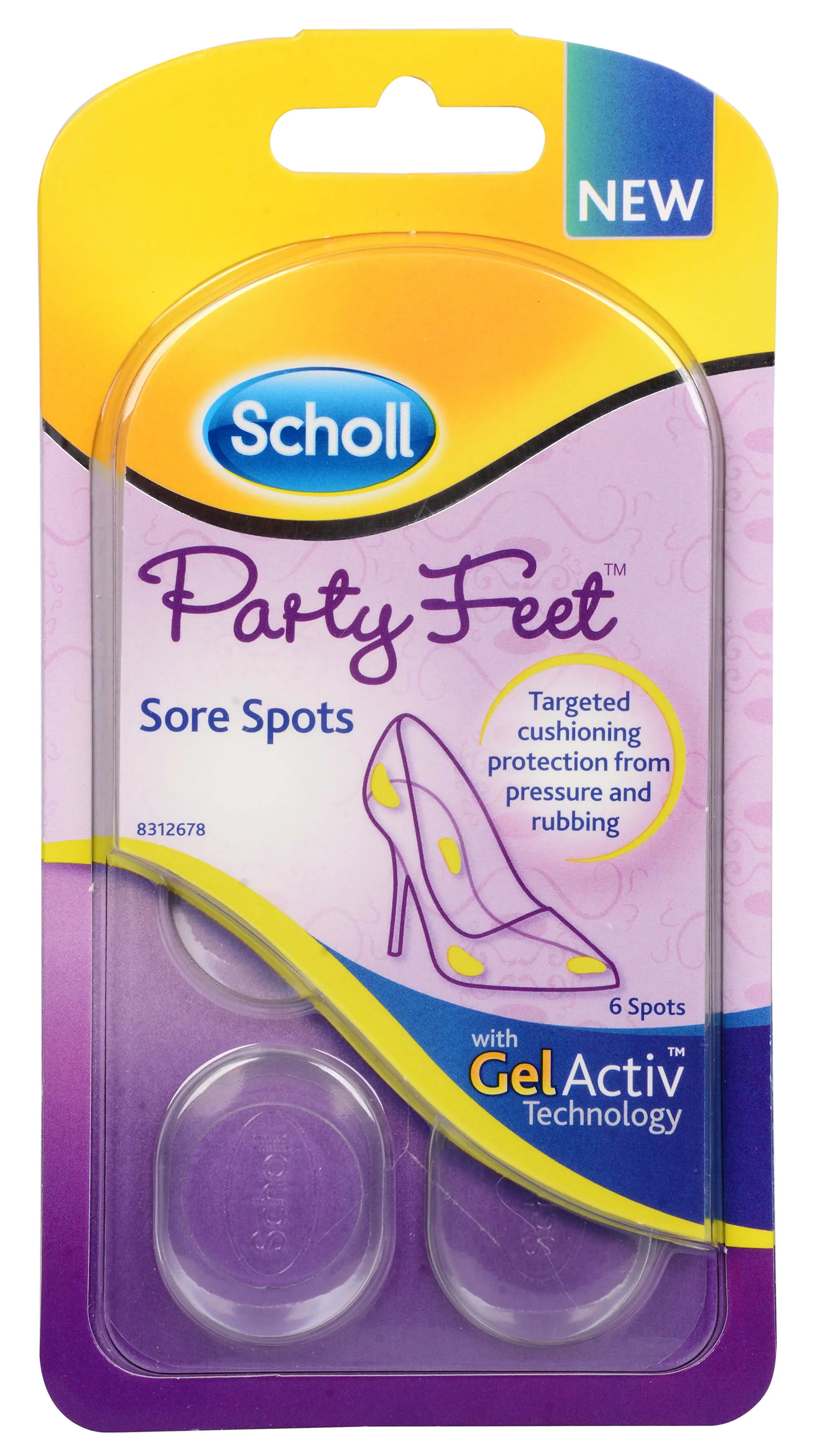 Scholl Gel Activ Protectii pentru Bataturi 6 bucati