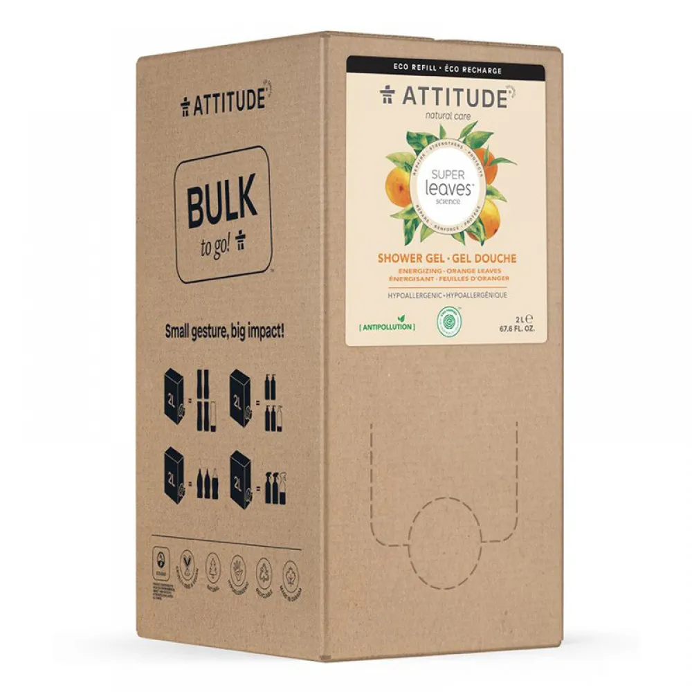 Rezerva Superleaves Gel de dus energizare (2 L), Attitude