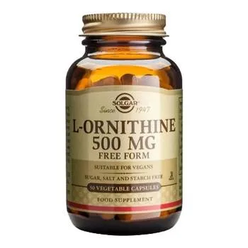 L-Ornitina 500mg, 50 capsule, Solgar