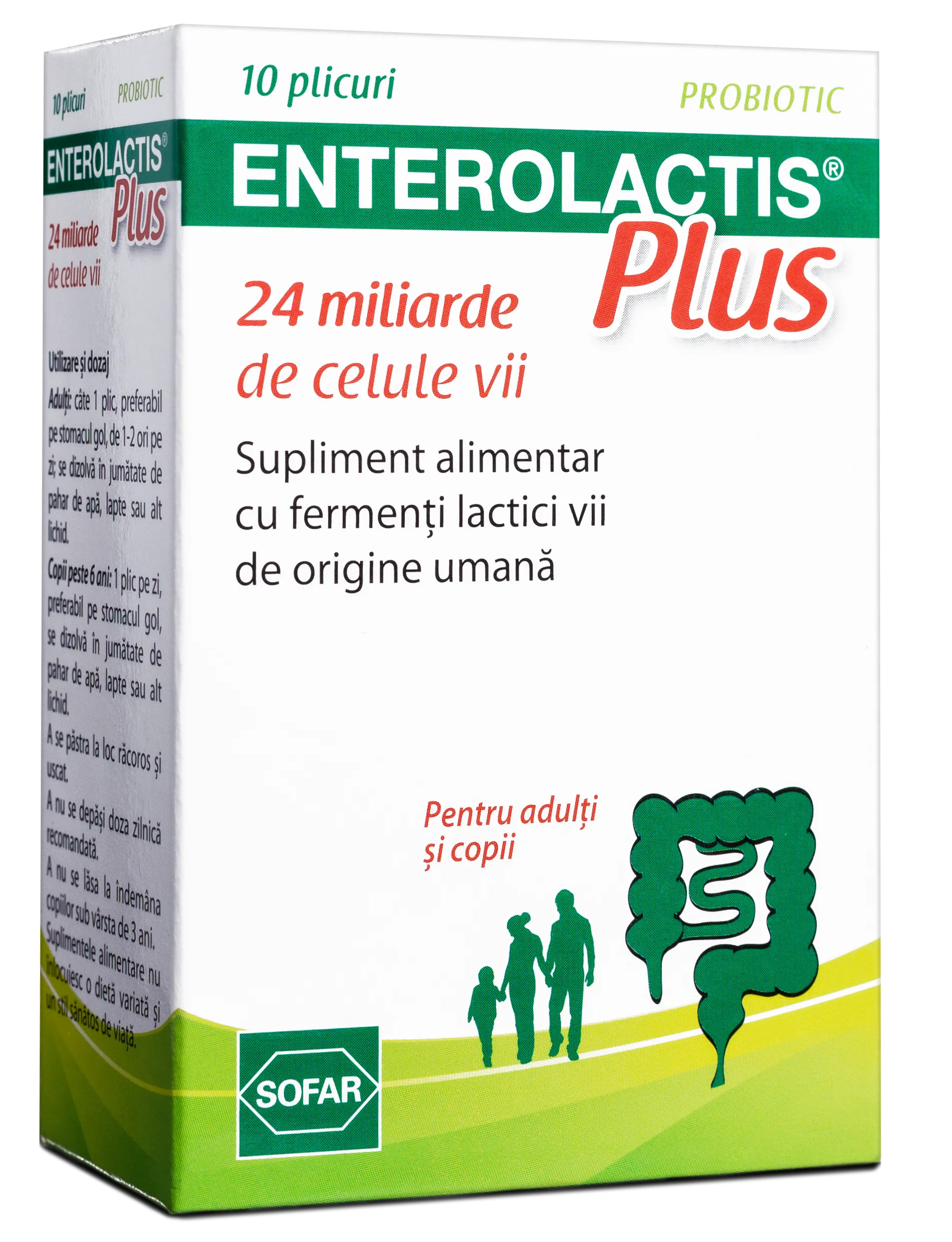 Enterolactis Plus 10 plicuri