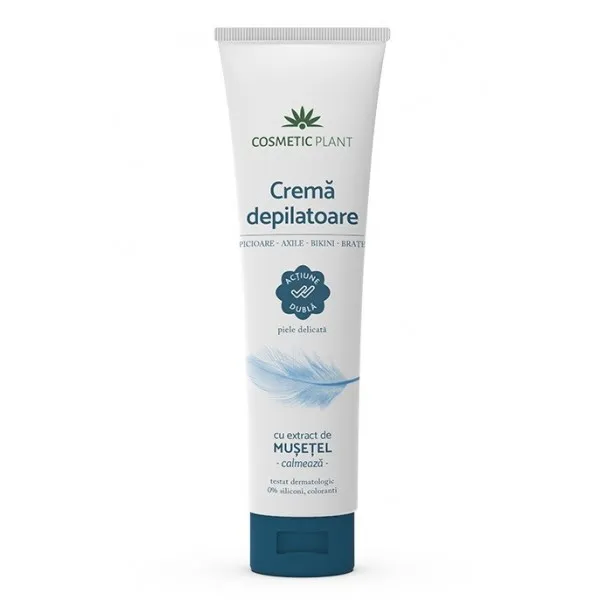 Crema depilatoare cu musetel, 150 ml, Cosmetic Plant