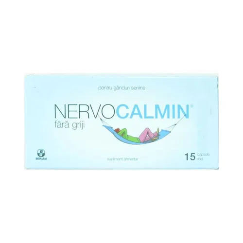 Nervocalmin fara griji ,15cpsule moi(Biofarm)