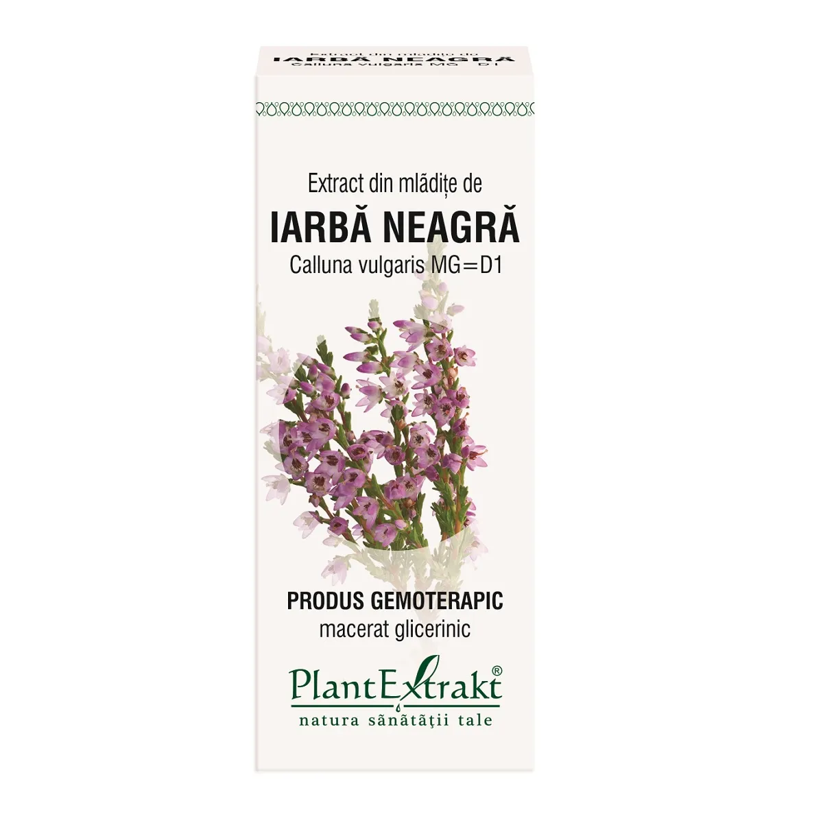 Extract din mladite de iarba neagra, 50 ml, Plantextrakt