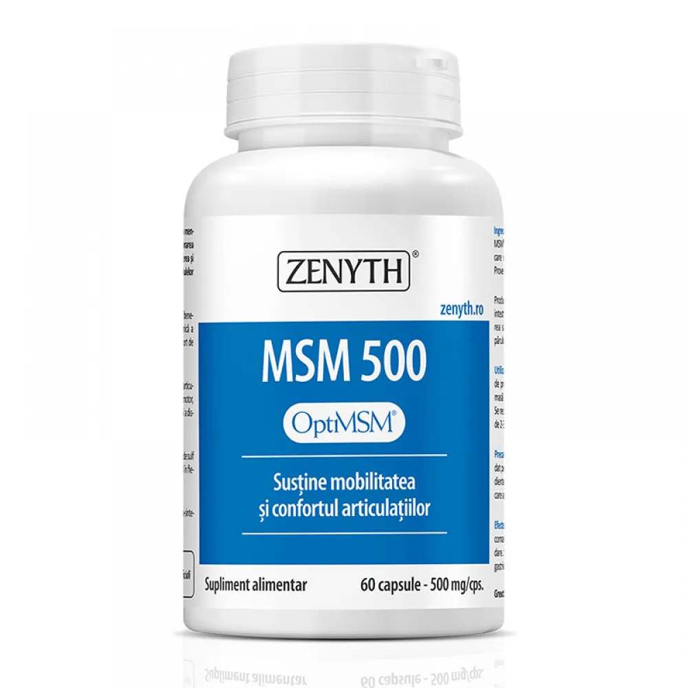 MSM 500 mg (60 capsule), Zenyth Pharmaceuticals