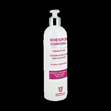 Lapte de corp hidratant cu colagen si aloe vera Xhekpon Corporal, 400 ml, Vectem
