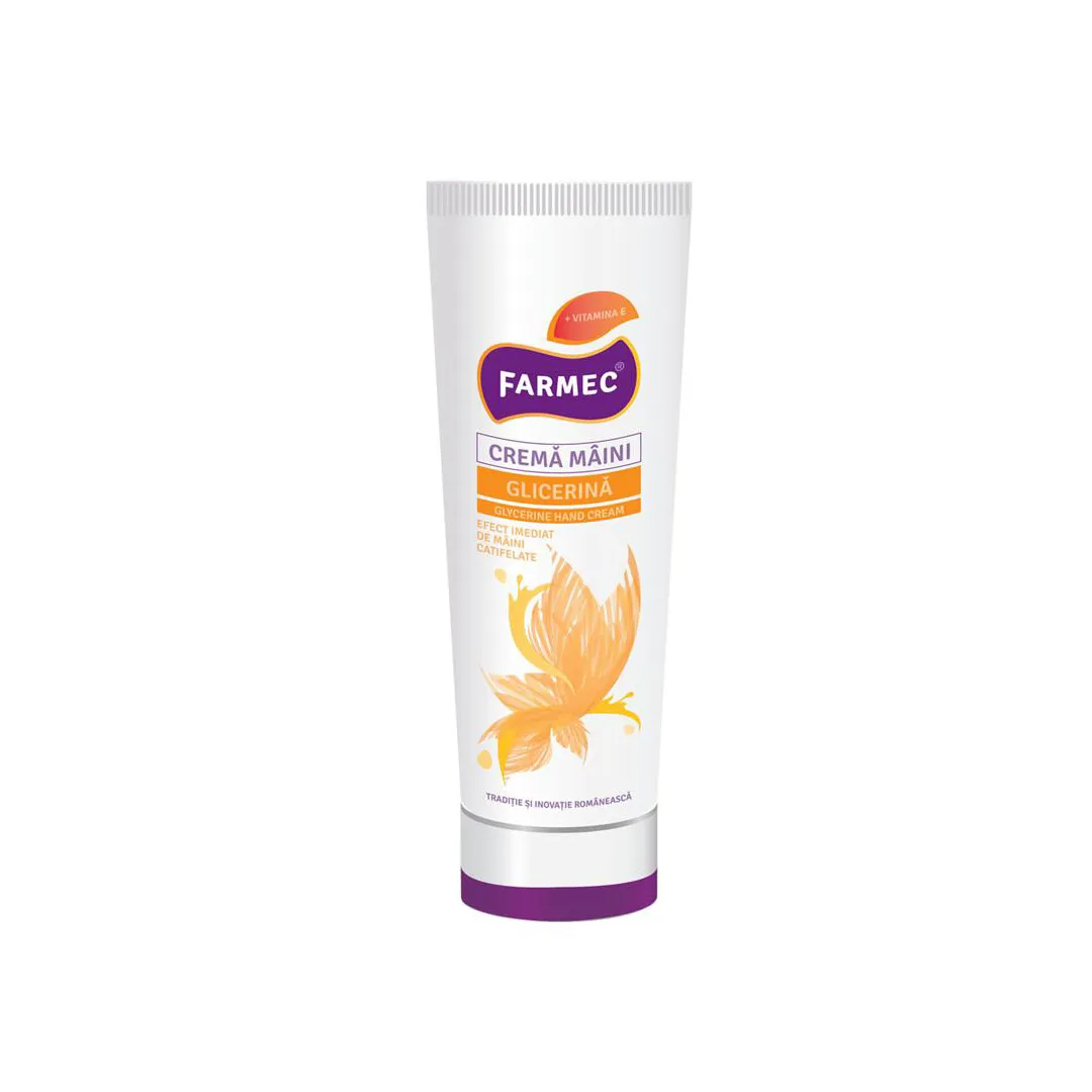 Crema de maini cu Glicerina si Vitamina E, 40 ml, Farmec