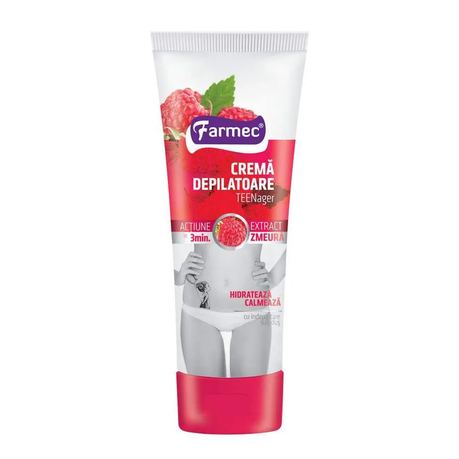 FARMEC CREMA DEPILATOARE TEENAGER CU ZMEURA 150ML