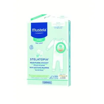 Pijama calmanta pentru bebelusi cu pielea atopica 6-12 luni, 1 bucata, Mustela