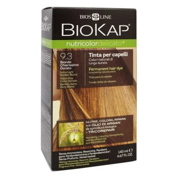NUTRICOLOR NDR00930 VOPSEA PAR DELICATO RAPID 9.3 EXTRA LIGHT GOLDEN BLOND 135ML