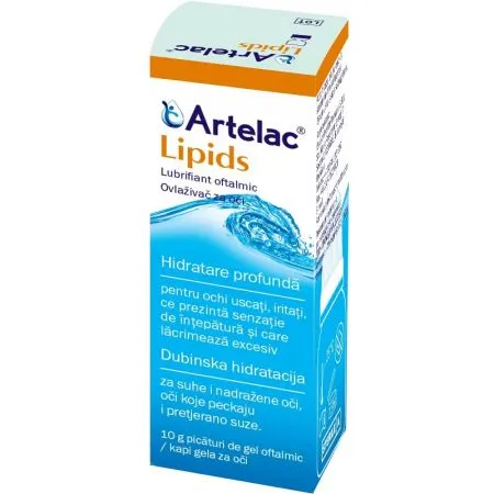 Picaturi oftalmice Artelac Lipids, 10 ml, Bausch + Lomb