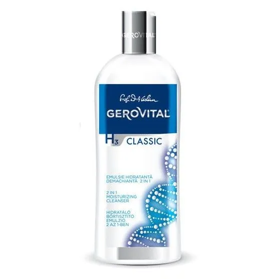 GEROVITAL H3 CLASSIC EMULSIE HIDRATANTA DEMACHIANTA 200ML