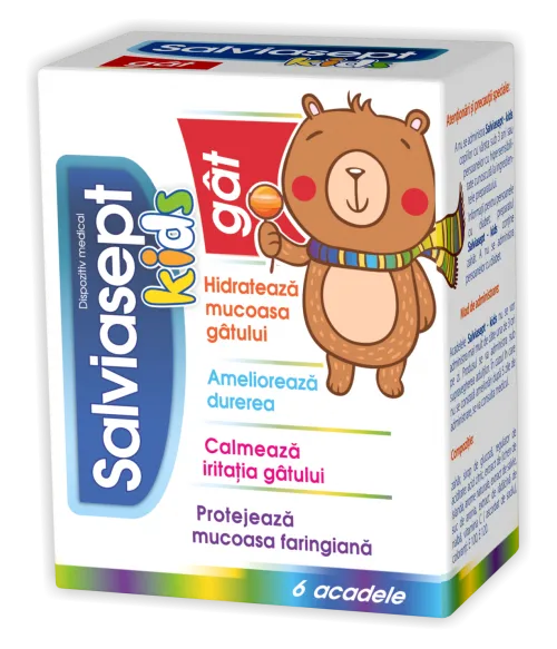 Zdrovit Salviasept Kids x 6 acadele