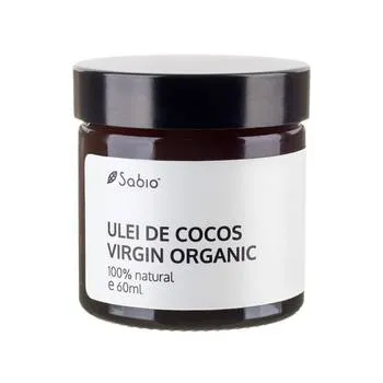 Ulei de cocos virgin organic, 60ml, Sabio