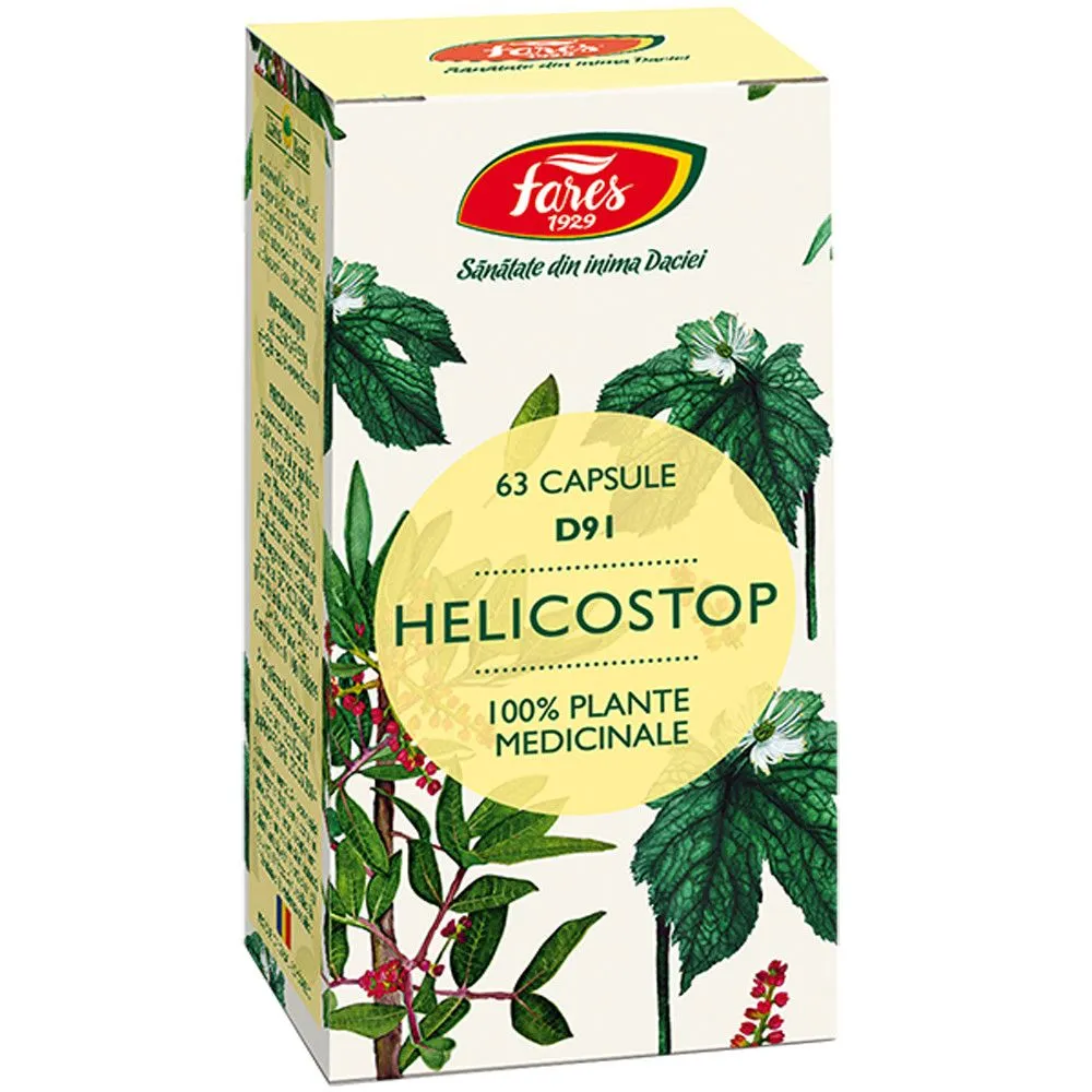 Helicostop, D91, 63 capsule, Fares