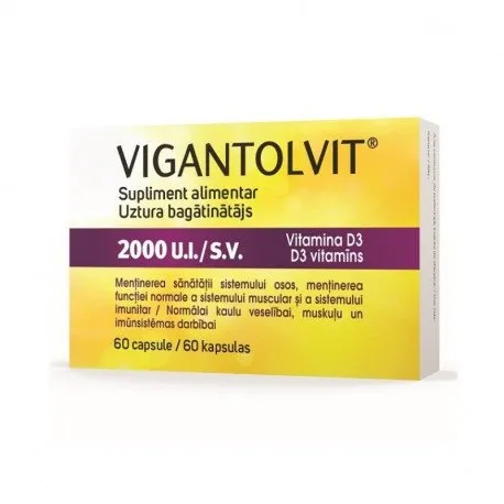 Vigantolvit 2000 UI, 60 capsule