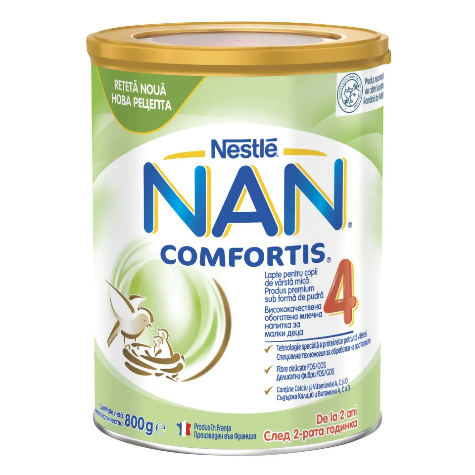NESTLE LAPTE PRAF NAN 4 COMFORTIS 800G