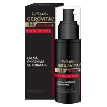 Crema oxigenare si hidratare H3 Derma+ Premium Care, 30ml, Gerovital