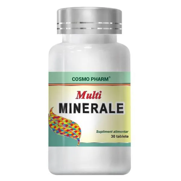 Multiminerale, 30 comprimate, Cosmopharm
