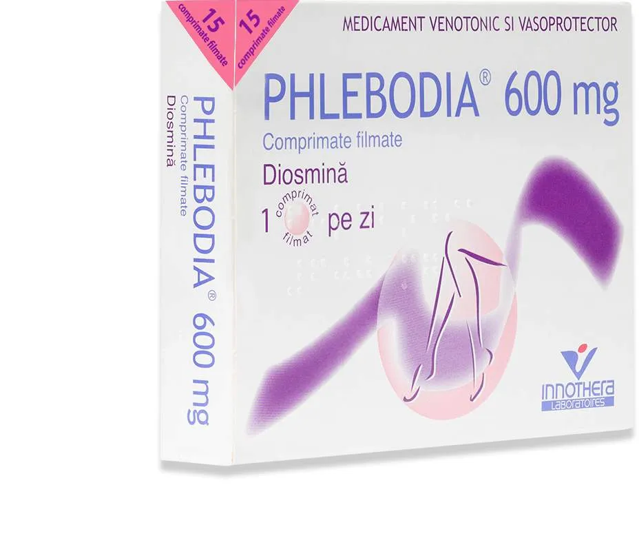 PHLEBODIA 600MG X 15 COMPRIMATE FILMATE