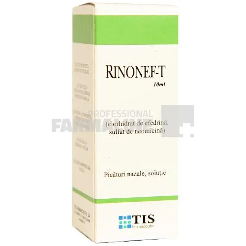 Rinonef - T picaturi nazale 10 ml