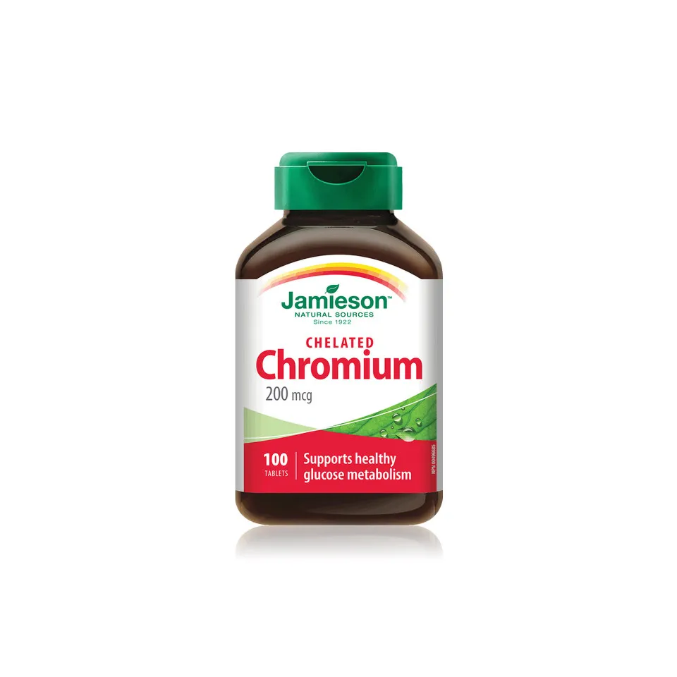 JAMIESON CROM CHELAT 200 MG X 100 COMPRIMATE FILMATE