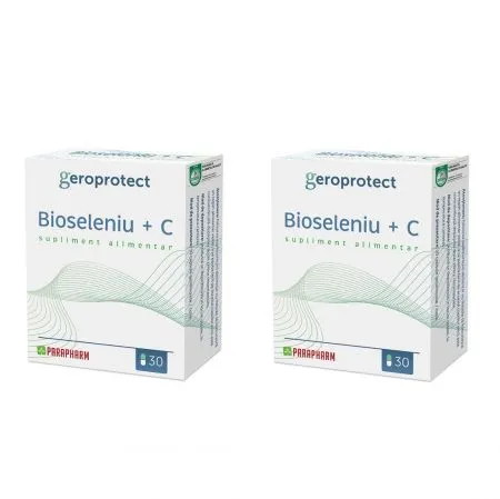 Bioseleniu + Vitamina C, 30 + 30 capsule, Parapharm