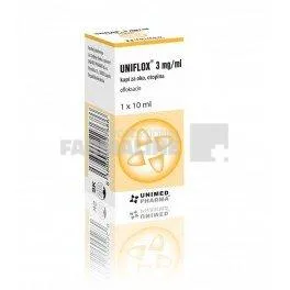 UNIFLOX R x 1 PICATURI OFT./AURIC.-SOL. 0,3% UNIMED PHARMA LTD.