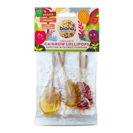 Acadele eco fara zahar pentru copii, 6 bucati, Biona
